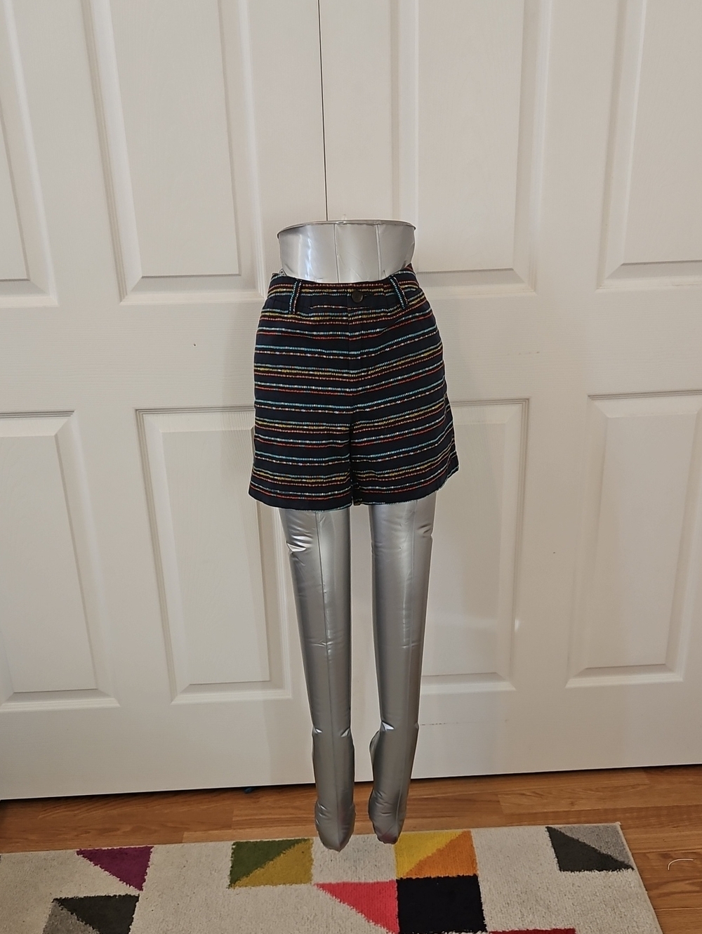 Merona Navy Multicolor Striped Women’s Shorts NWOT Size 12